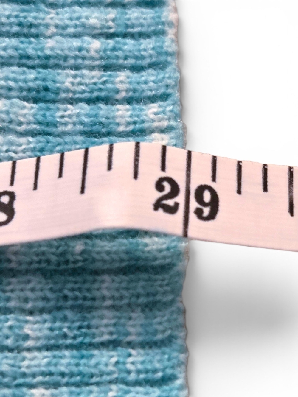 Torrid Aqua Blue Chevron Pointelle Knit Cami Tank Top Size 2 - Picture 10 of 11